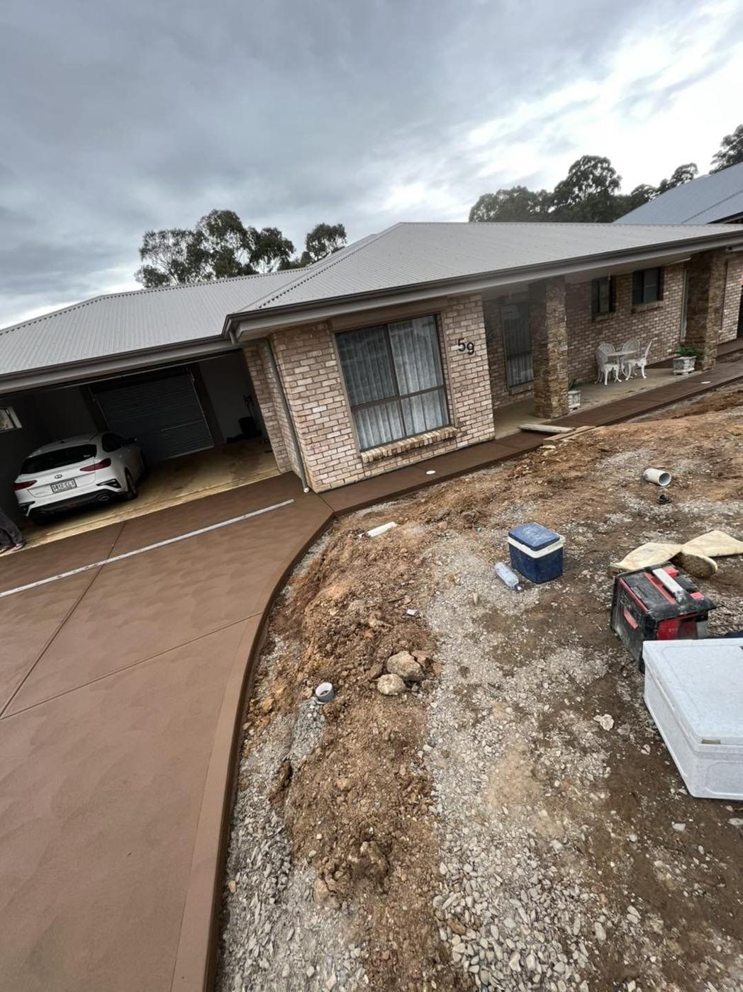 Coffee Shaded Concrete – Kangarilla