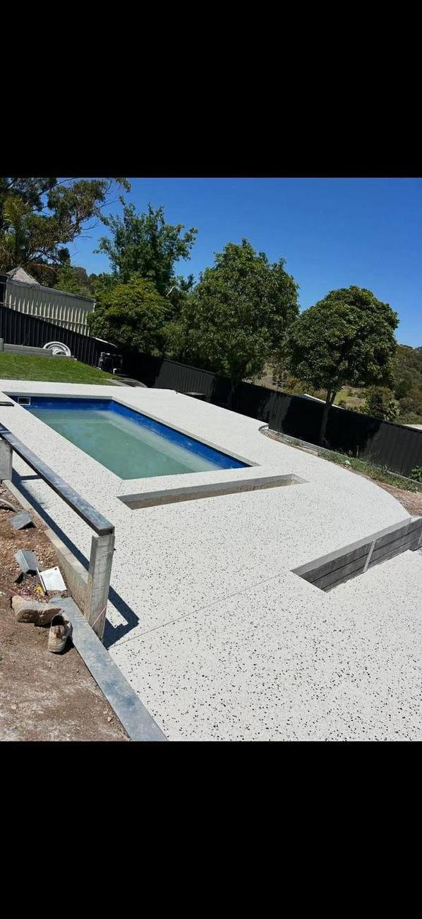 Milky Way Honed Pool Surround – Hallet Cove