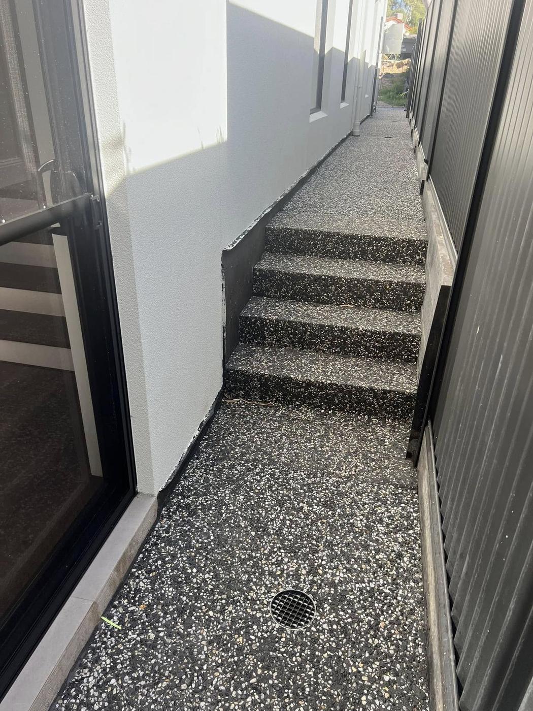 Stairs and Driveway – Flagstaff Hill