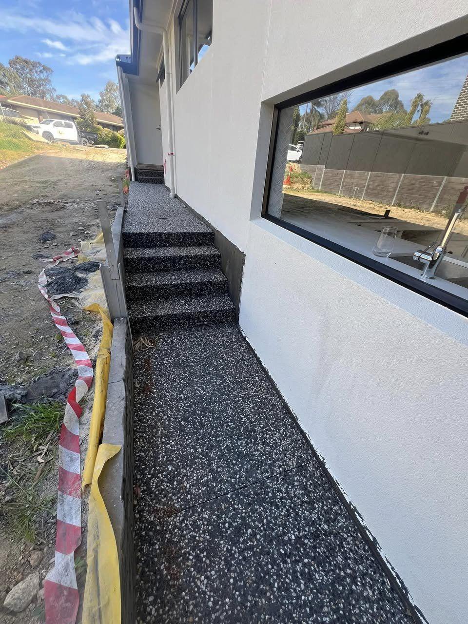 Stairs and Driveway – Flagstaff Hill